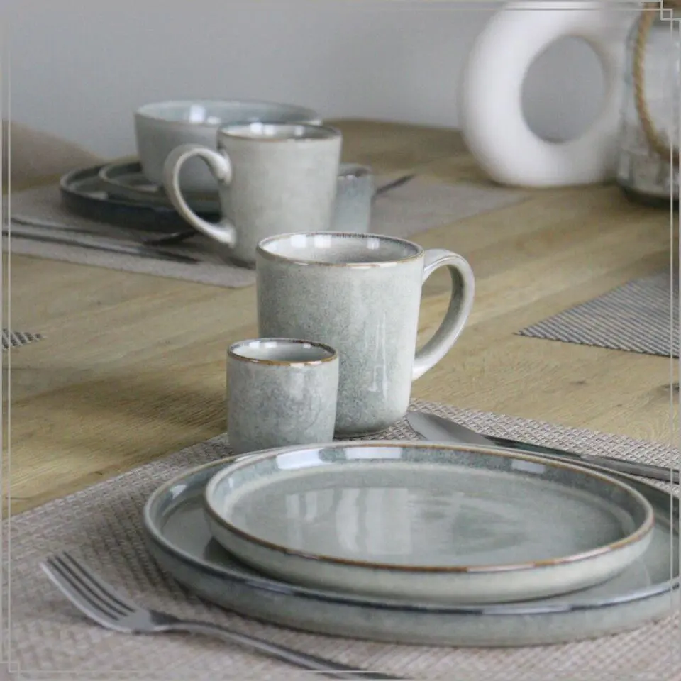 OTIX Koffiekopjes Met Oor Set van 12 Koffietassen Groot Theemok 420ML