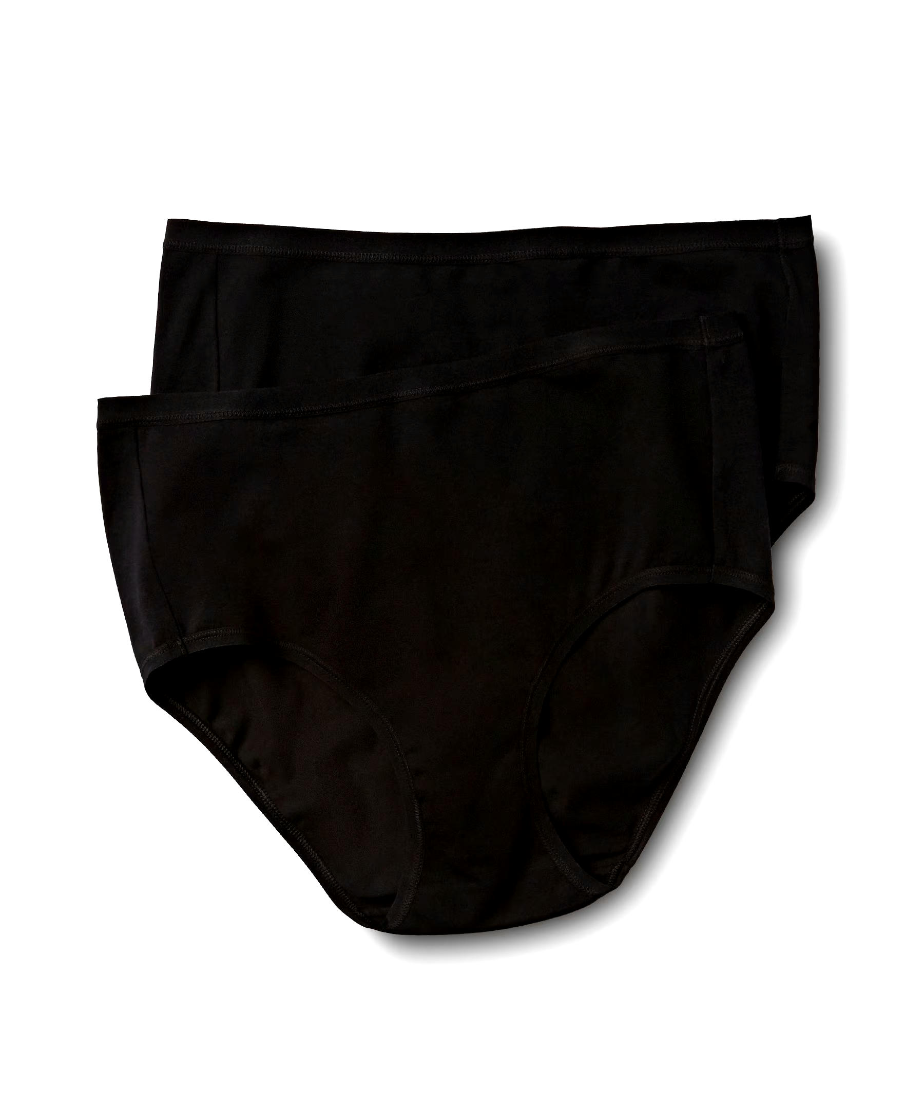 Denver Hayes Women's 2 Pack Cotton Stretch Modern Brief Underwear
