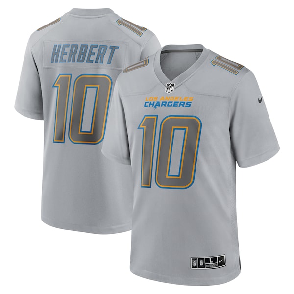 Los Angeles Chargers Nike Custom Atmosphere Fashion Game Jersey - Gray