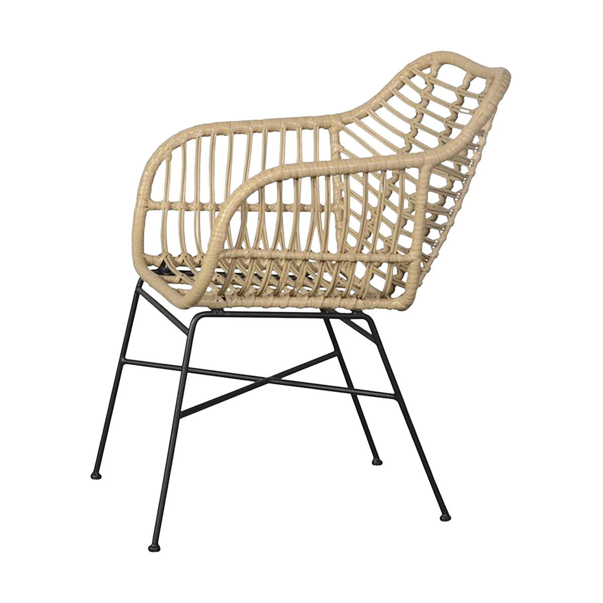 Lisomme Dax rotan tuinstoel naturel