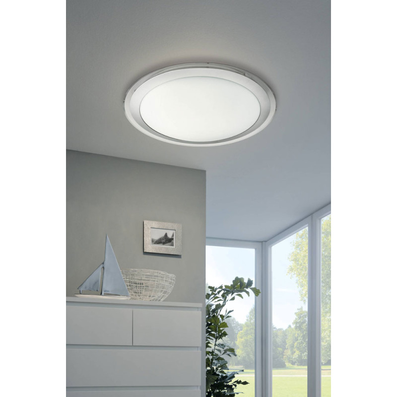 Plafonnier LED Competa-c blanc Ø 43 cm 17 W EGLO