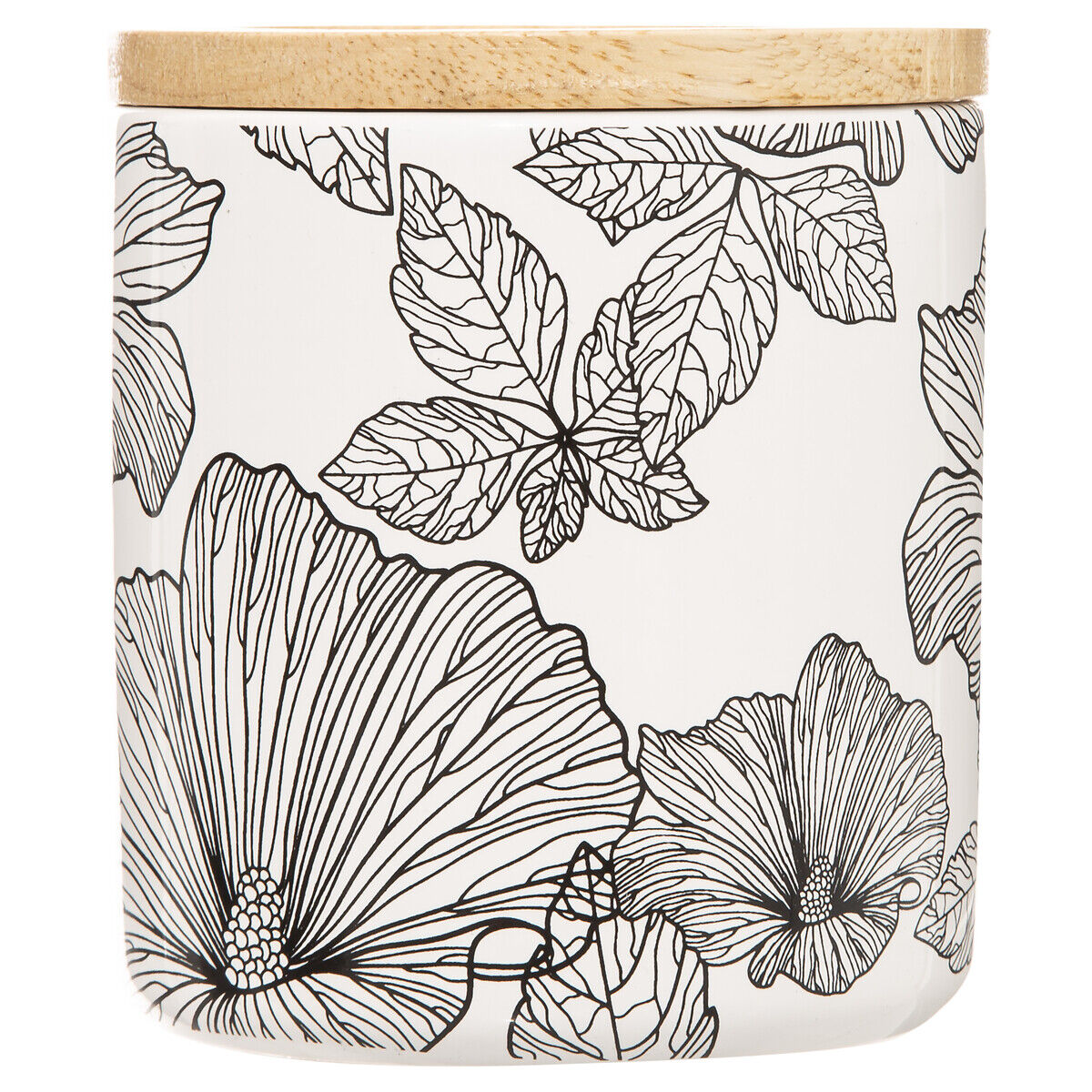 Pote para algodão BLACKFLORA