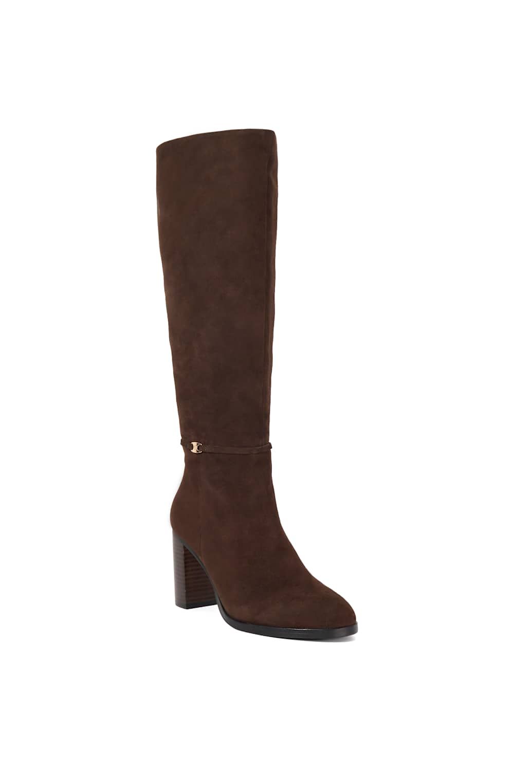 Dune London Starlling' Suede Knee High Boots
