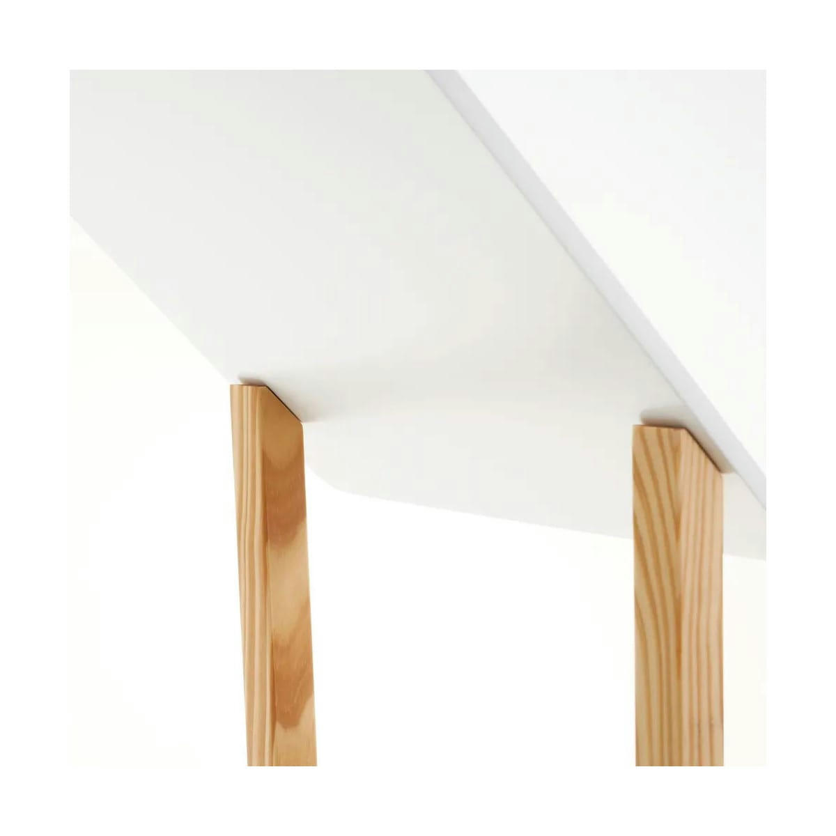 - Étagère bibliothèque chambre enfant maison blanc et bois 79x30x131cm