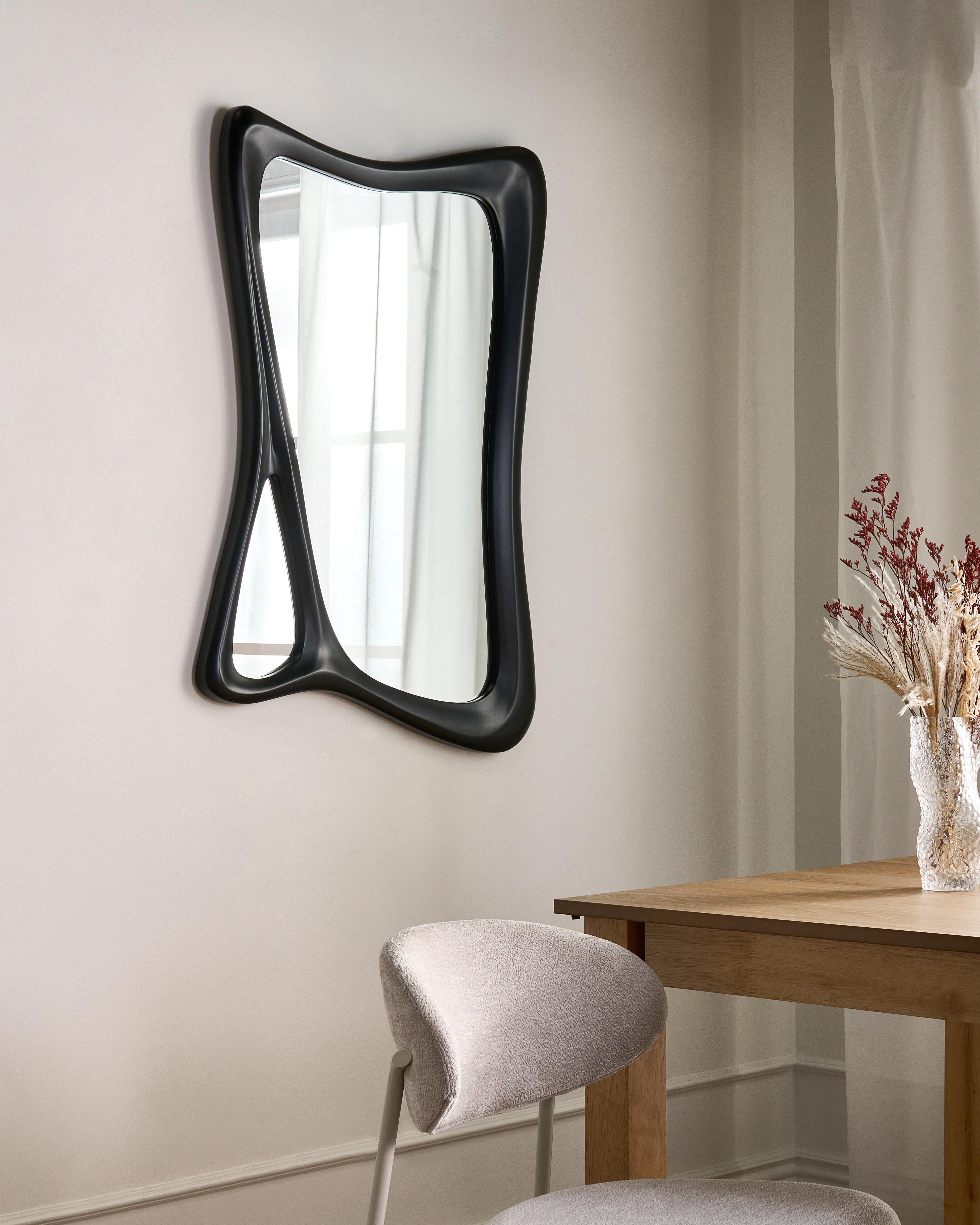 Wall Mirror LANESTER 70 cm 100 cm Black