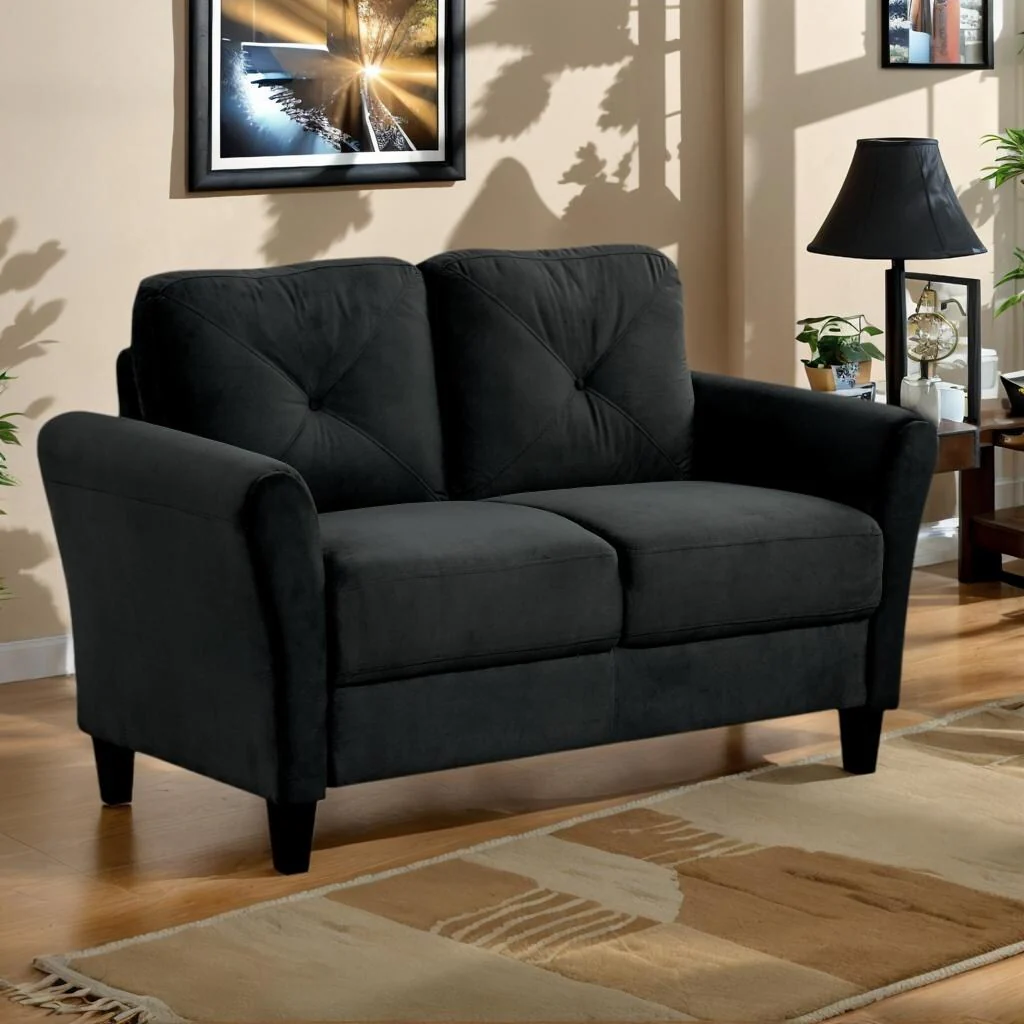 Couch Comfortable Sectional Couches and Sofas for Living Room Bedroom Office Small Space, 2 Seat