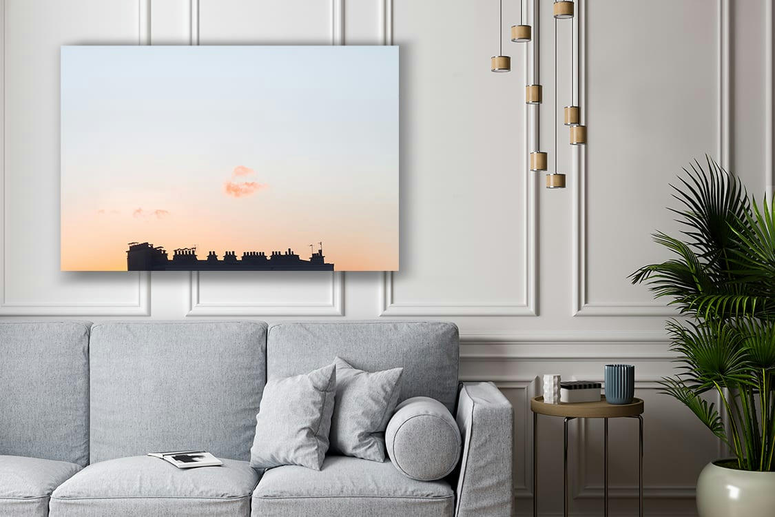 FORMES MATINALES - Photographie d'art de Laura Sanchez 60x90 cm sur alu