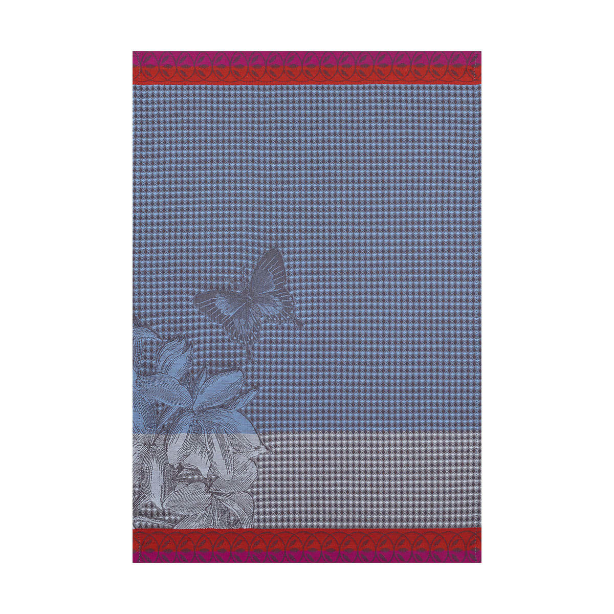 JARDIN DES PAPILLONS - Essuie-mains en coton muscaris 54 x 38