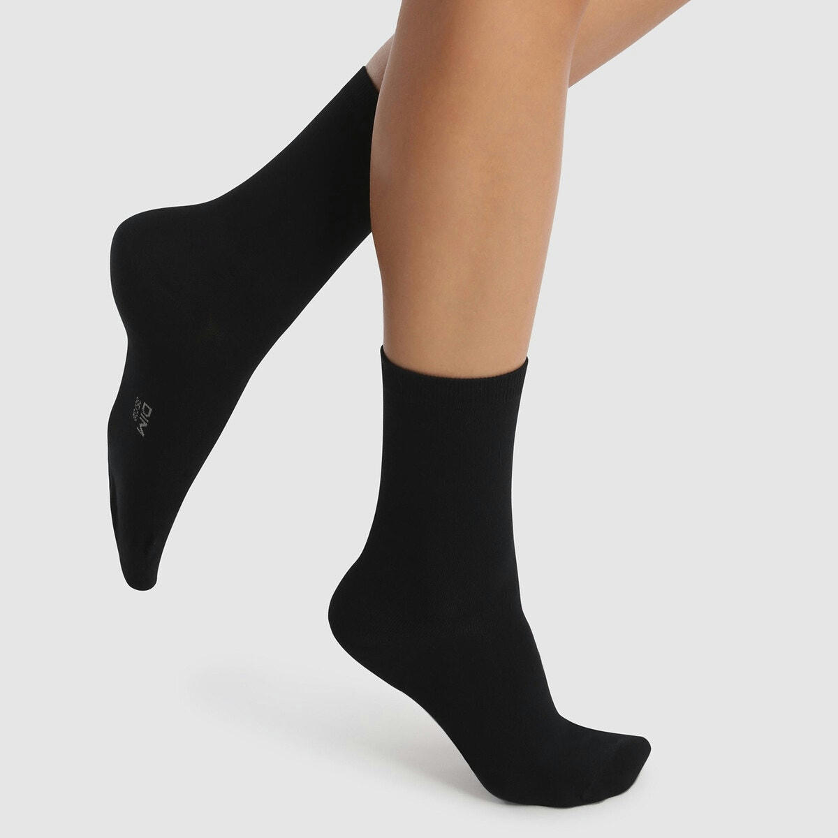 Lot de 4 paires de mi-chaussettes coton