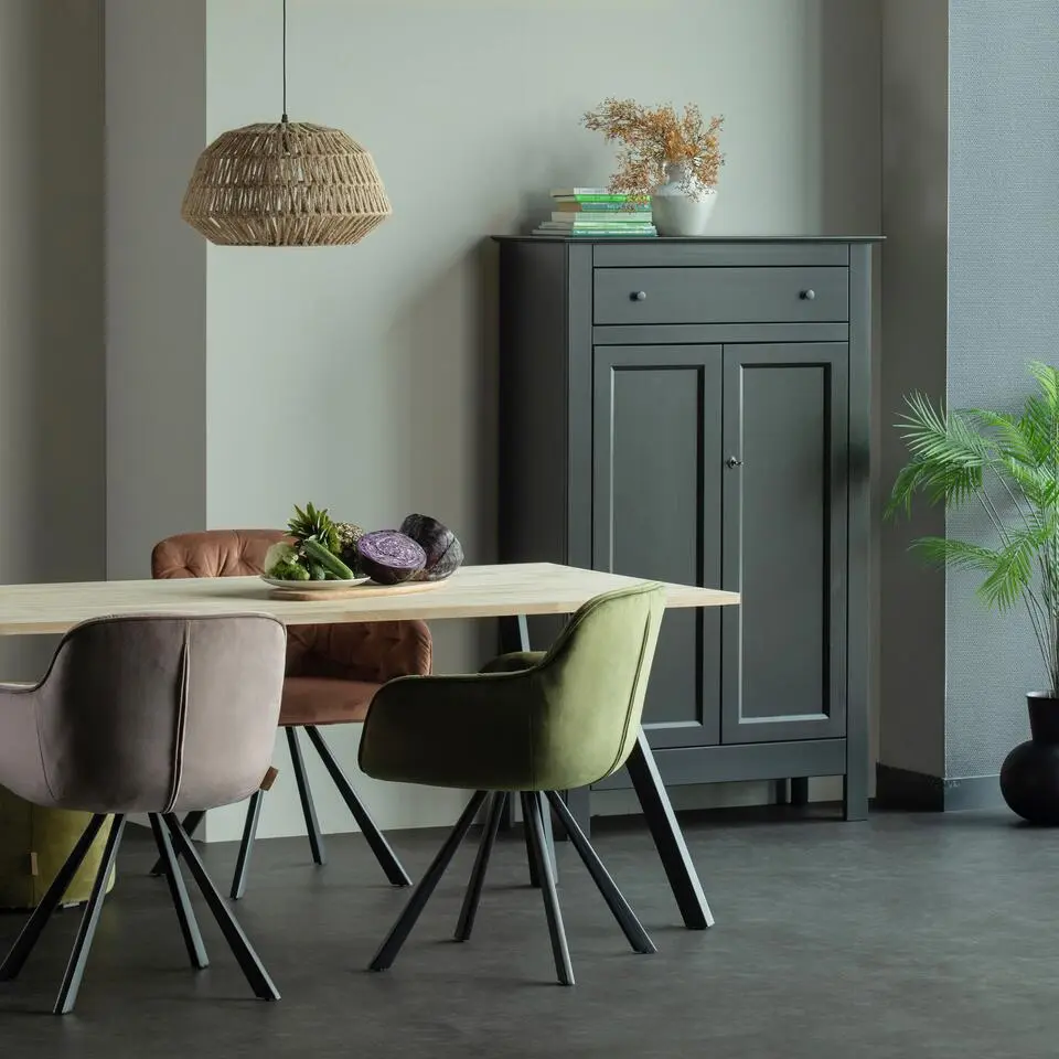 WOOOD Tablo Tafelblad - Eiken - 200x2,4x90