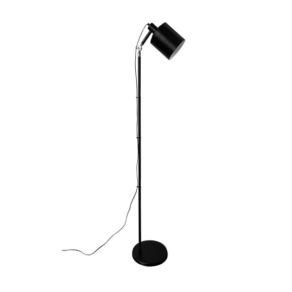 Lampa podłogowa ZANA czarny 1x60w e27 klosz czarny