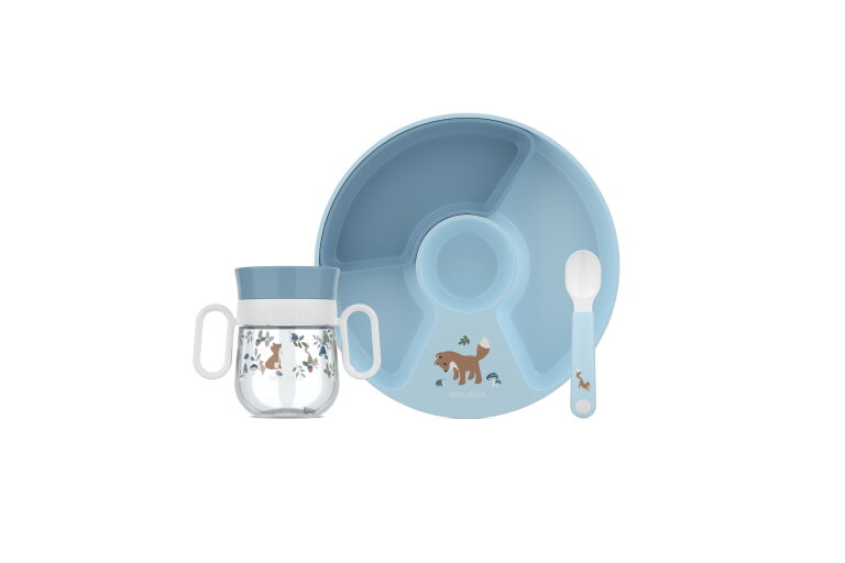 set babyservies mio 3-delig - forest friends
