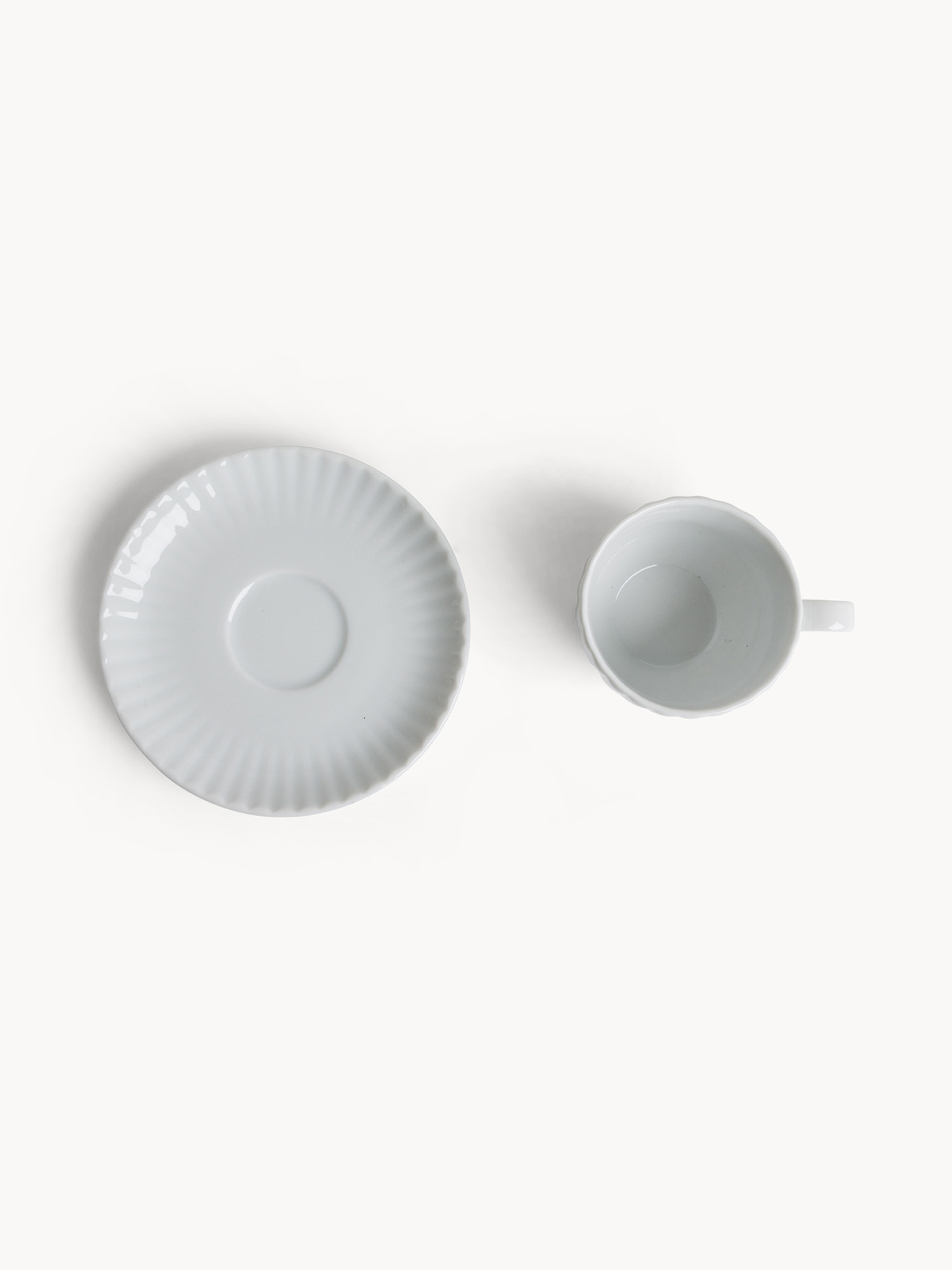 Tazza caff&egrave; in porcellana Country chic