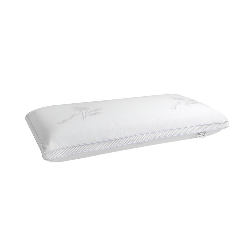 - Oreiller viscoélastique blanc