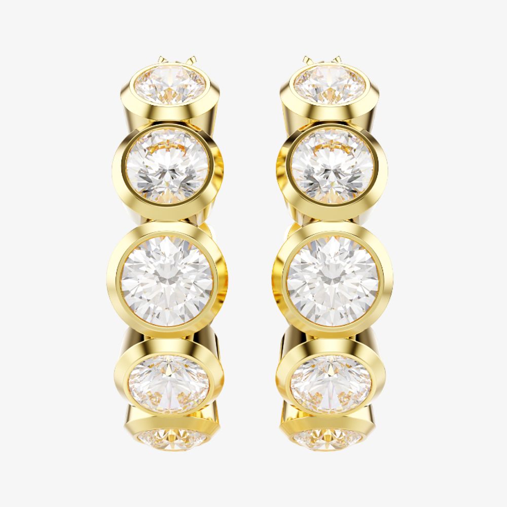 Swarovski Swarovski Imber Gold Plated Hoop Earrings 5711483