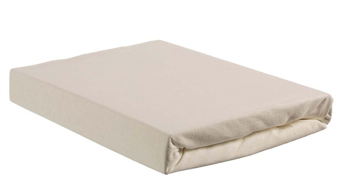 Beddinghouse - Jersey - Topper Hoeslaken - 180x220 cm - Gebroken wit