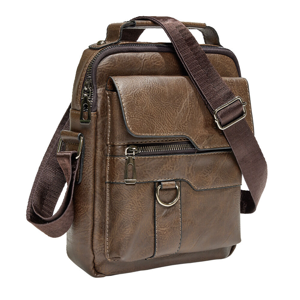 Sacoche homme simili avec bandoulière 23x8xH25cm - 3 modèles