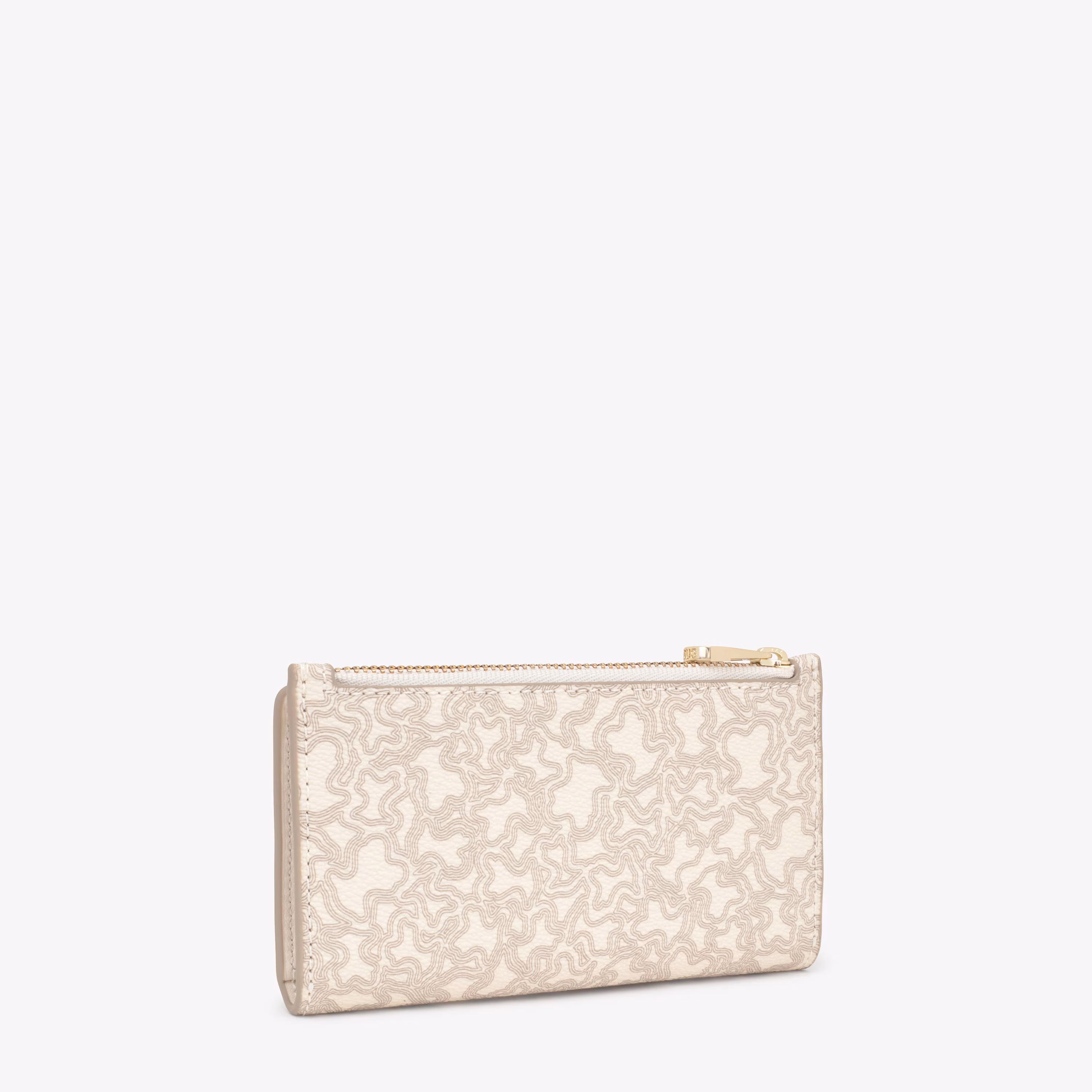 Cartera beige Kaos Mini Lines