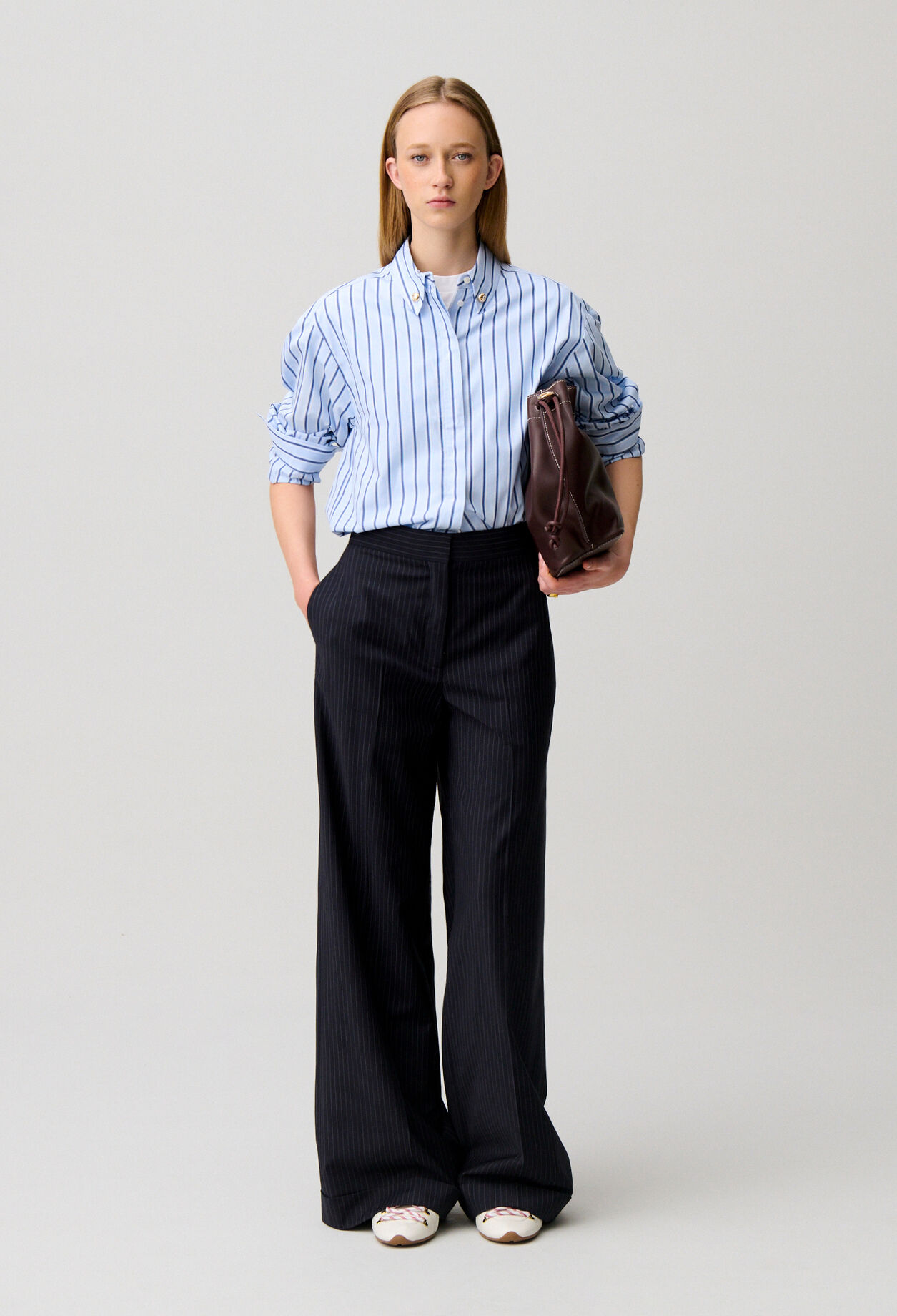 Chemise oversize rayures