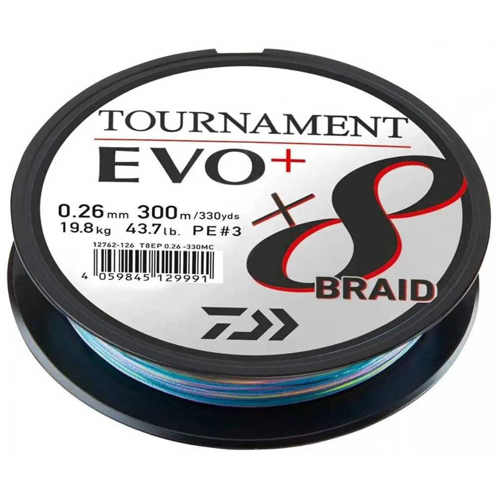 Daiwa Tournament Evo Plus braided line 300 m