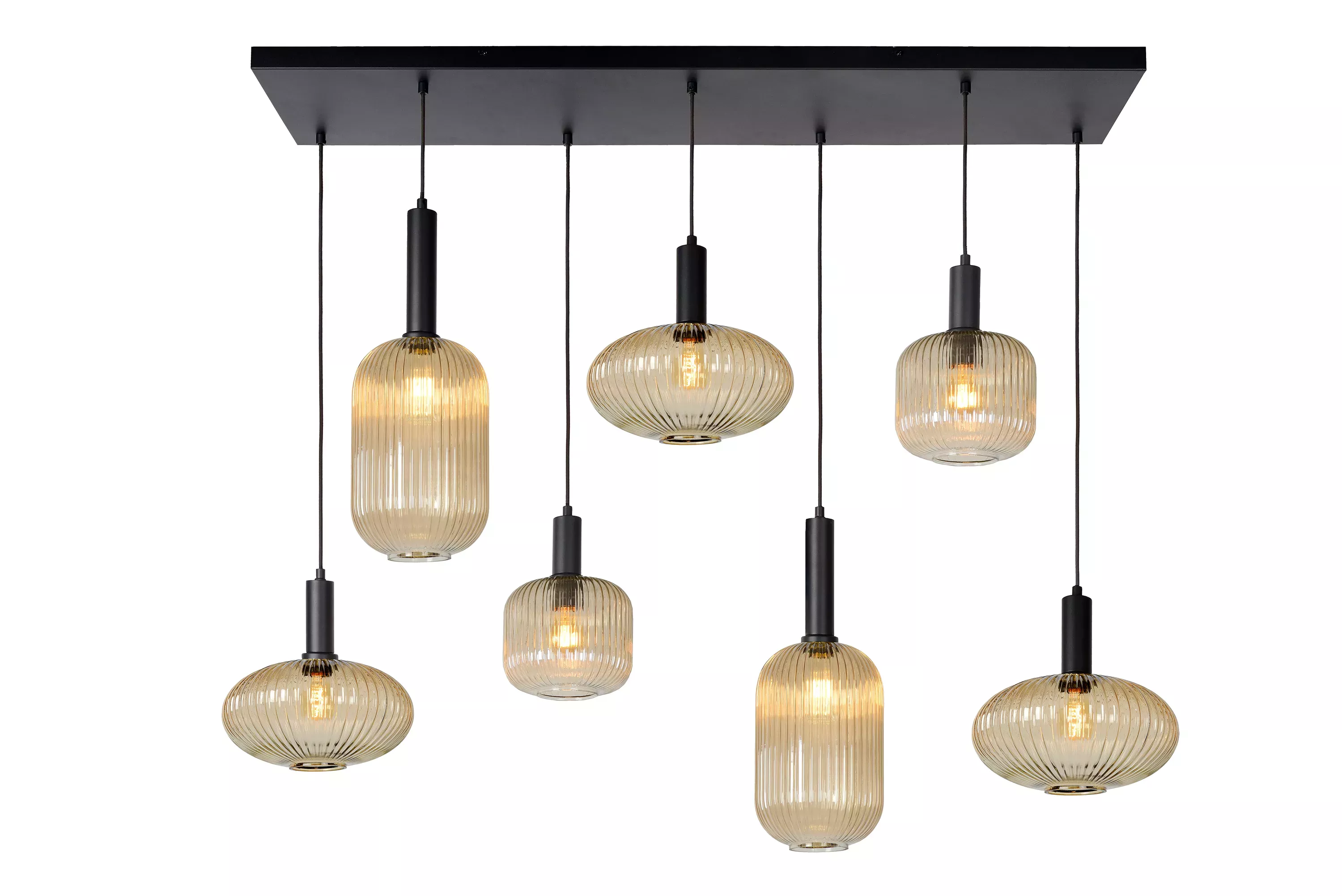 Lampa wisząca złoto-odcienie złota MALOTO 7xE27x40W Lucide