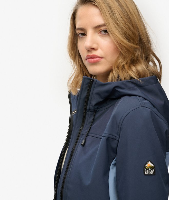 Hooded Colourblock Trekker Jacket