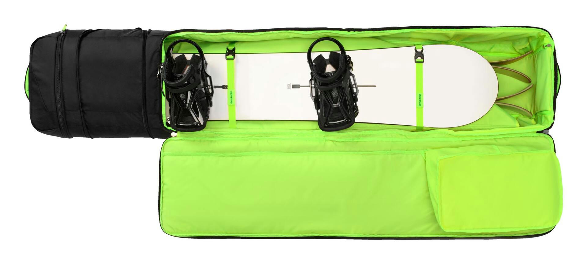 High Sierra Adjustable Wheeled Ski/Snowboard, Gear & Accessories Travel Bag, 160 cm - 215 cm