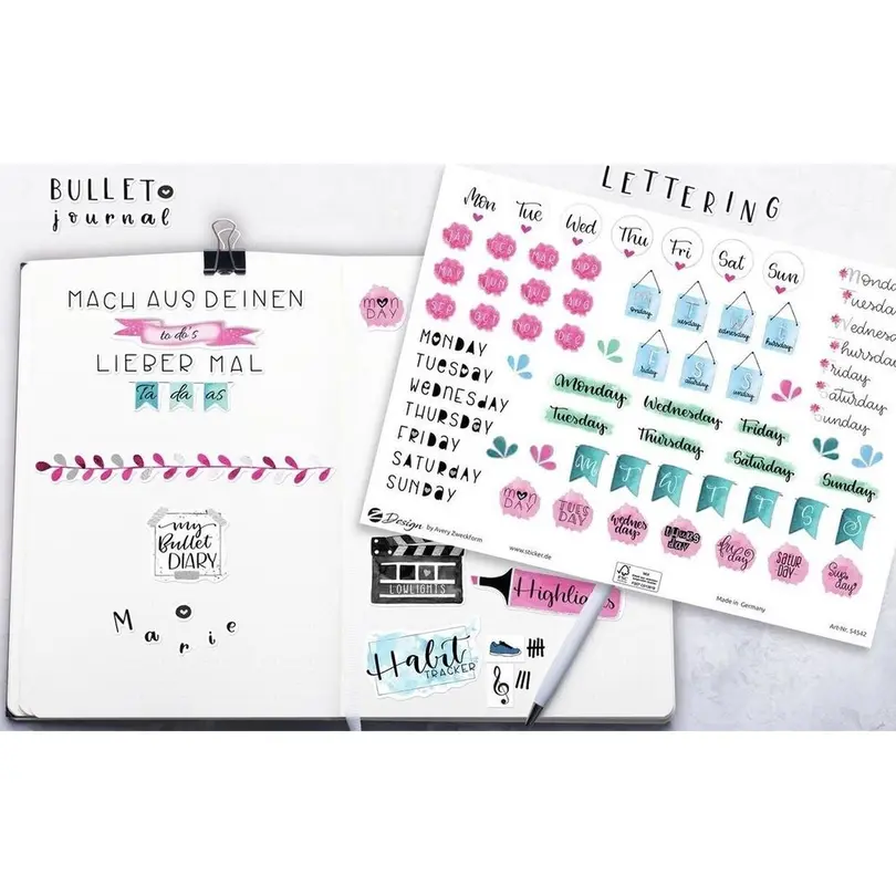 Sticker 2er-Set Kreativ