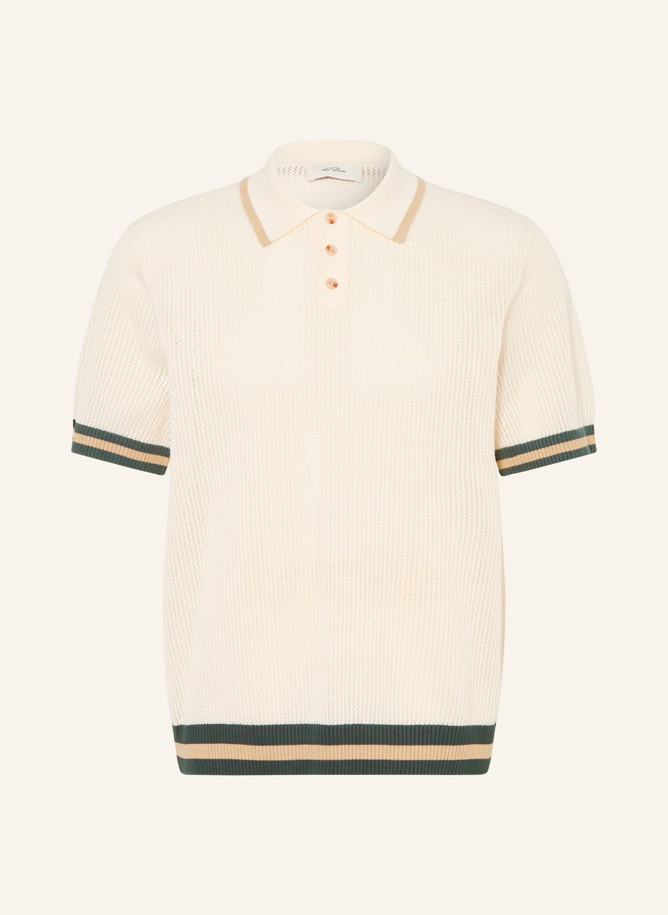 LES DEUX Strick-Poloshirt