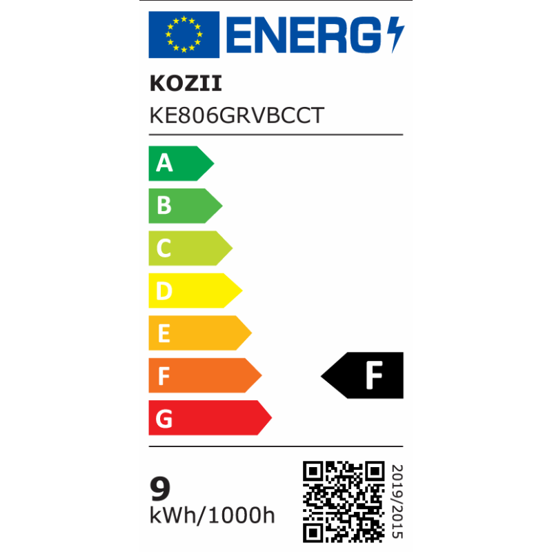 Ampoule LED connectée E27 RGB 806 lm 9 W KOZII