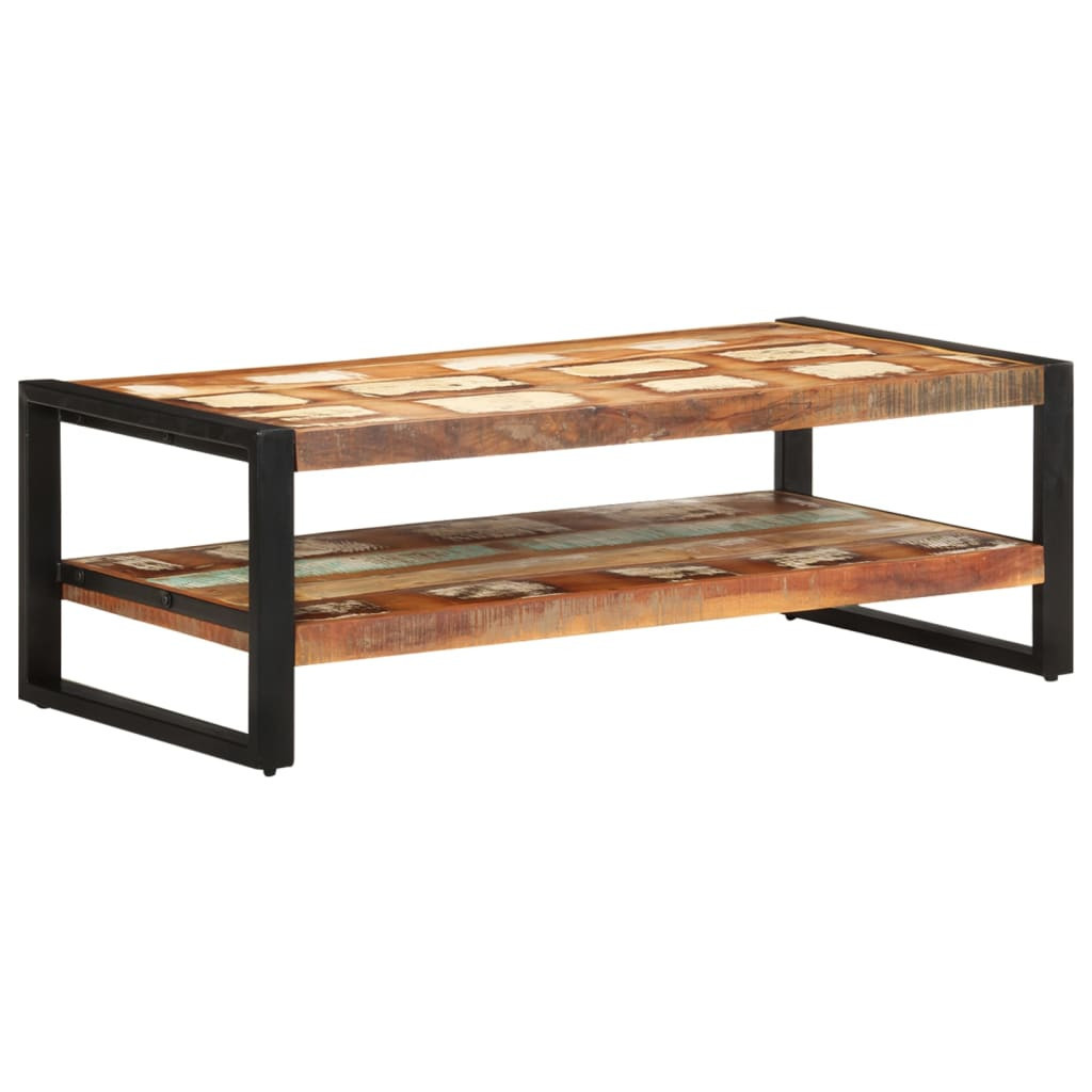 Stolik Kawowy Ława Stół Drewniany 120x60x40 Półka Do Salonu Do Pokoju