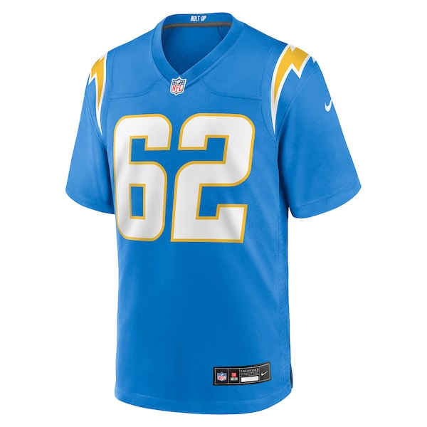 Nash Jones Los Angeles Chargers Nike Team Game Jersey -  Powder Blue