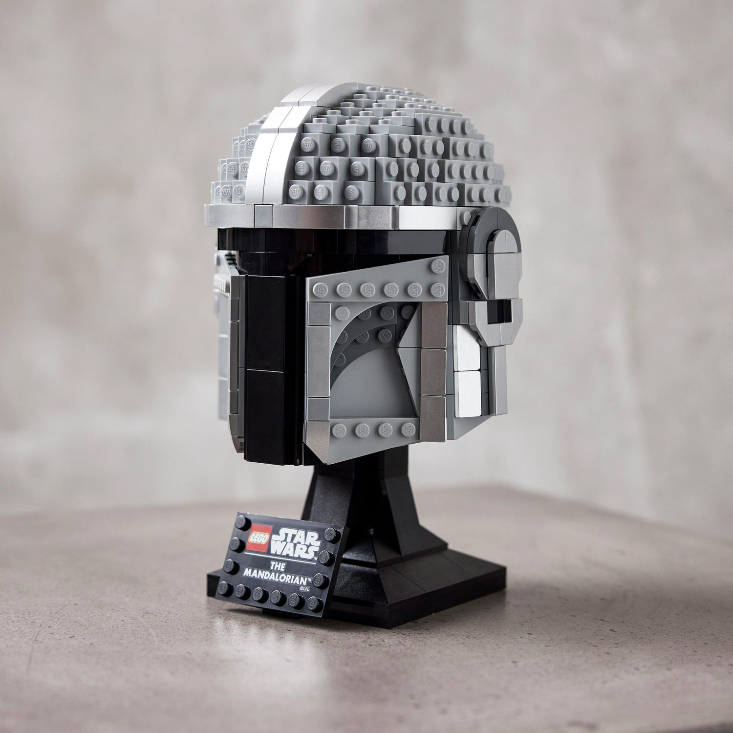 Casco del Mandaloriano Star Wars da costruire Lego