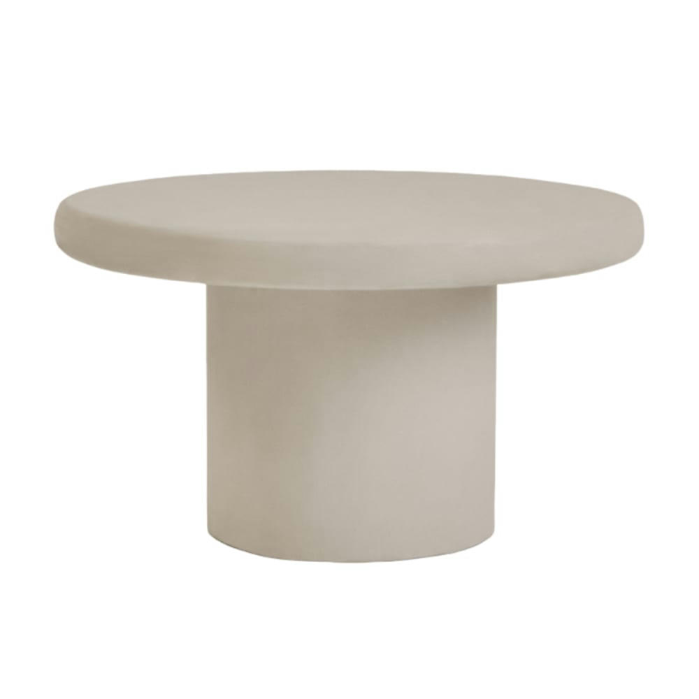 REBOZUELO BY MARLOT BAUS - Table d’appoint du microciment en couleur blanc 45 cm