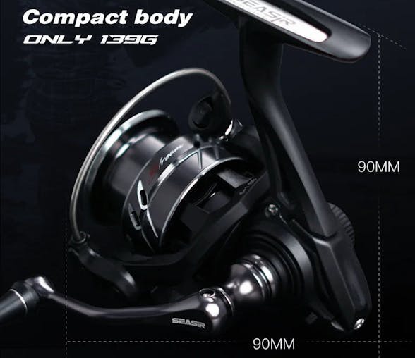 NNEOBA Stream 1000 Spinning Reel Carbon Drag Washers Black