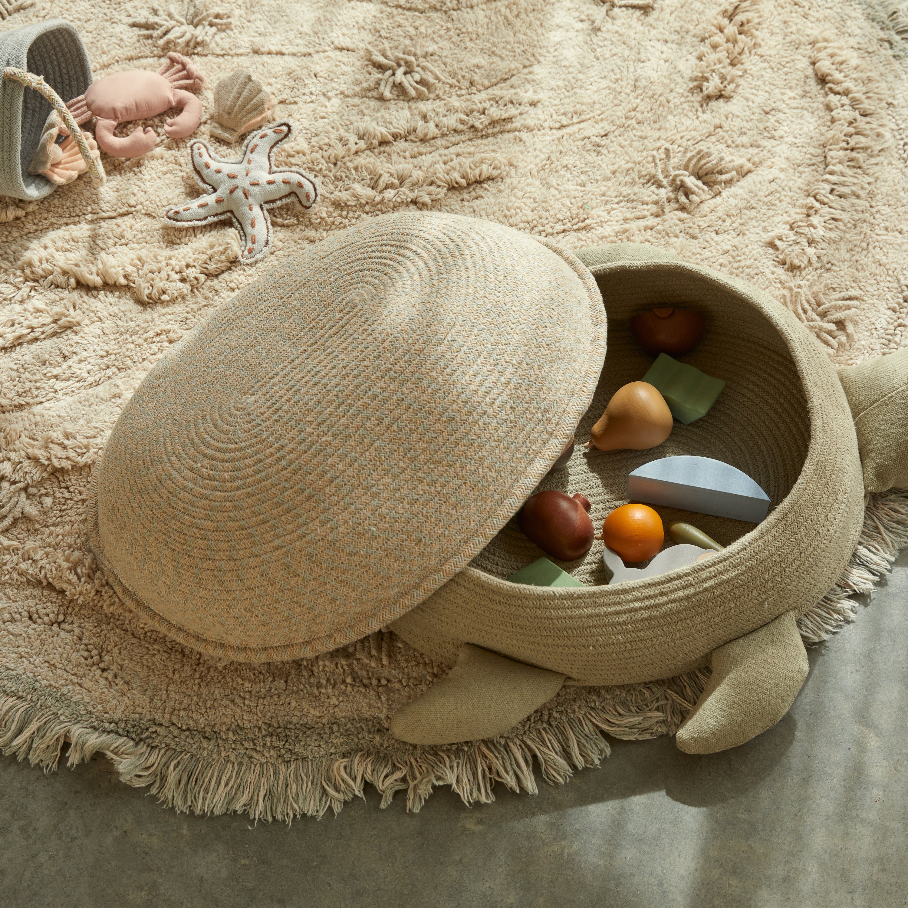 Lorena Canals Sea Wonders Opbergmand - Mama Turtle