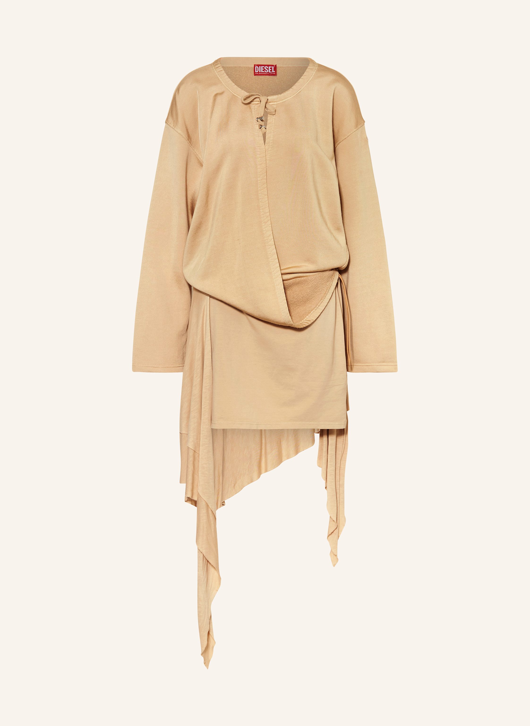 DIESEL Sweatkleid D-CREED in Wickeloptik