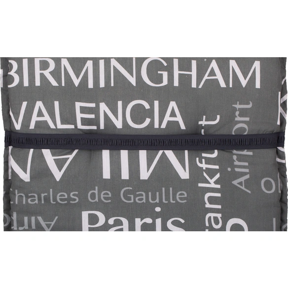 Niederlehnerauflage »Bellona«, 4er Set, grau, 101x50cm