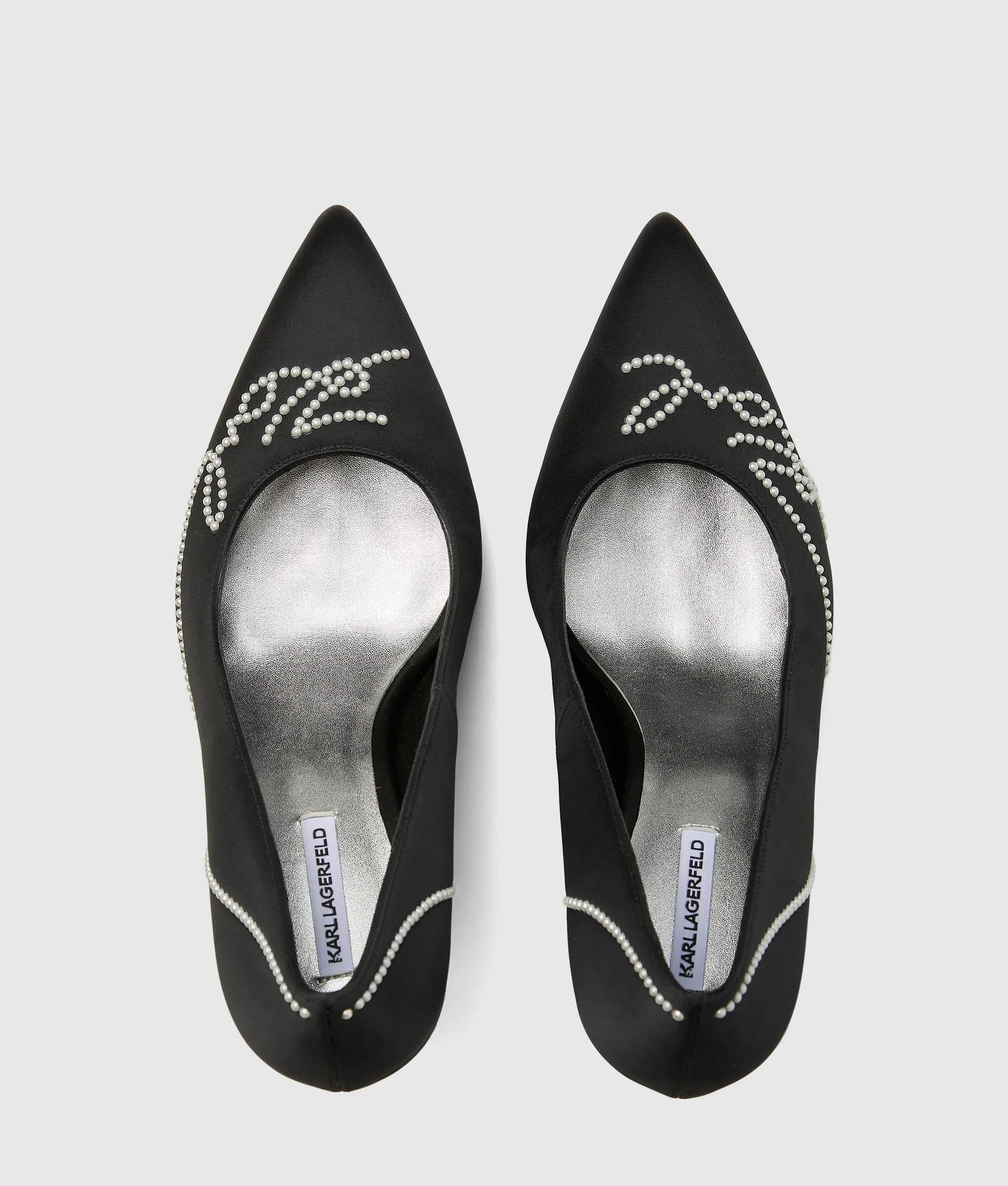 Escarpins à talons Sarabande ornés de perles fantaisie