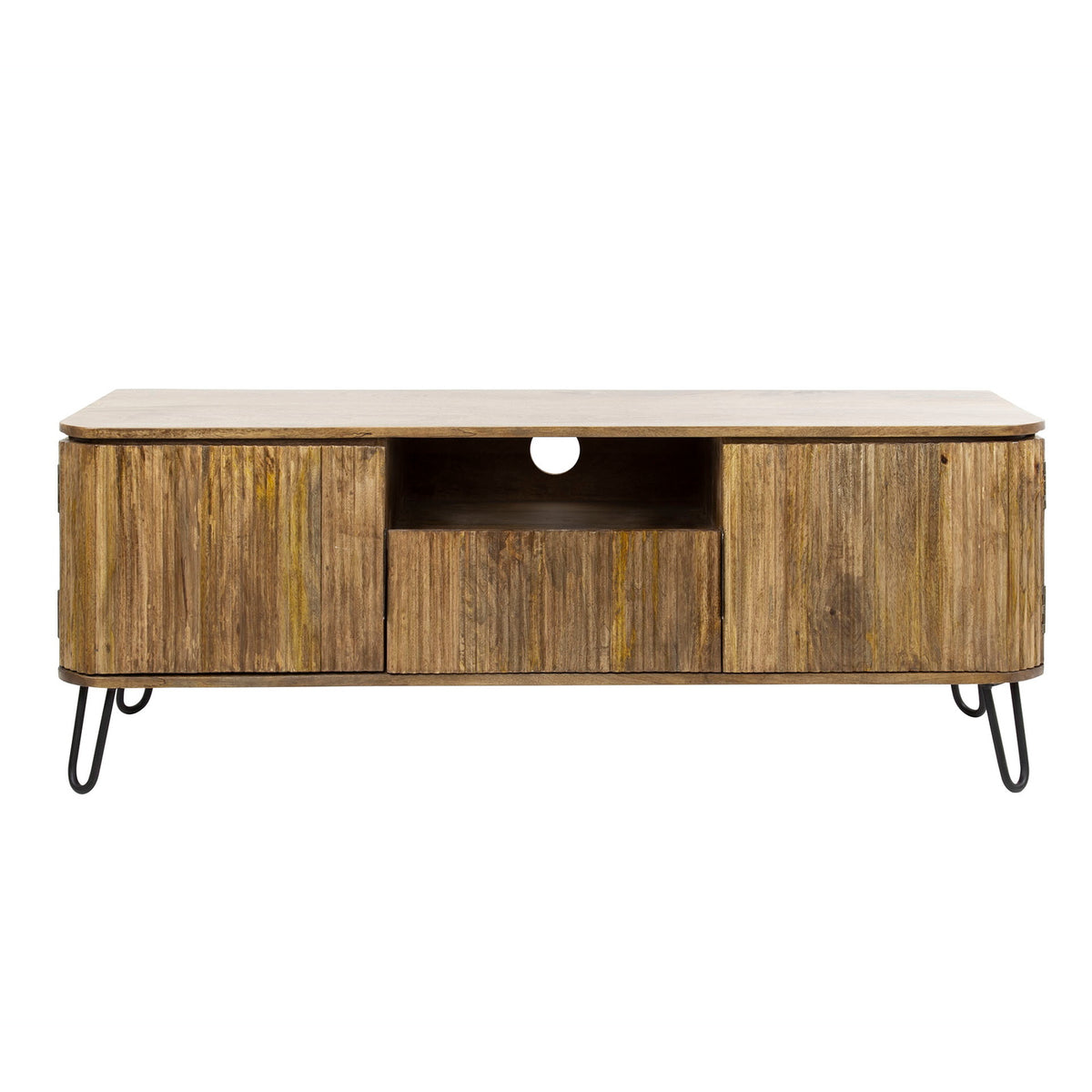 Giga Meubel Tv-meubel Wave - Naturel Hout - 135x40x50cm