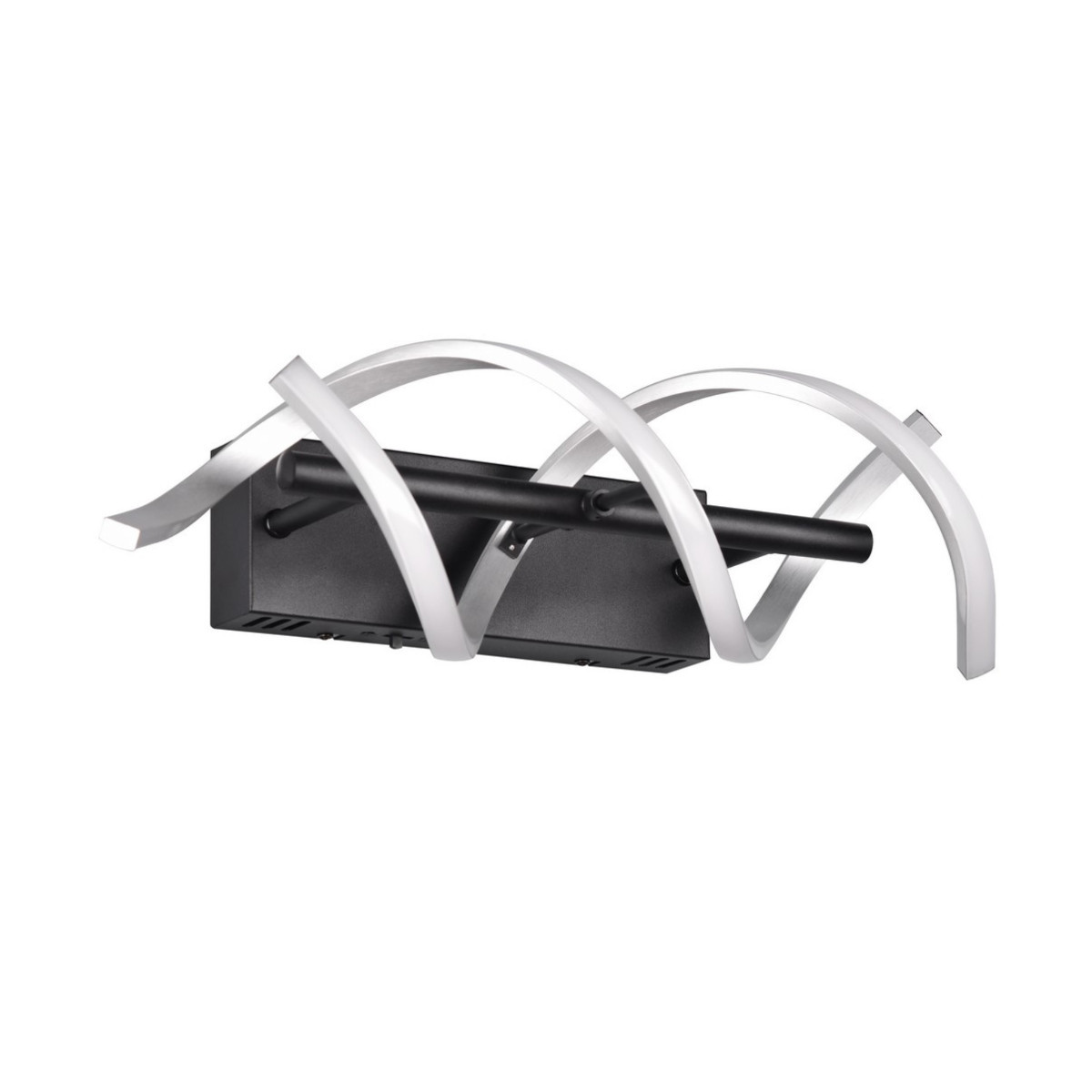 Kinkiet SEQUENCEsrebrny LED 2x22W 2800lm wym:47x13,5x13,5cm IP20 Trio