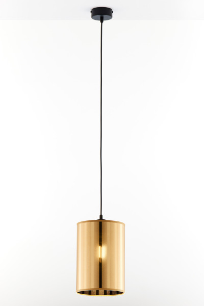 Lampa sufitowa CORTINAzłoto-czarna 1xE27x15W IP20 Jupiter