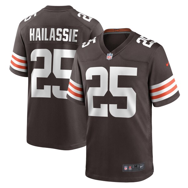 Kahlef Hailassie Cleveland Browns Nike Team Game Jersey -  Brown