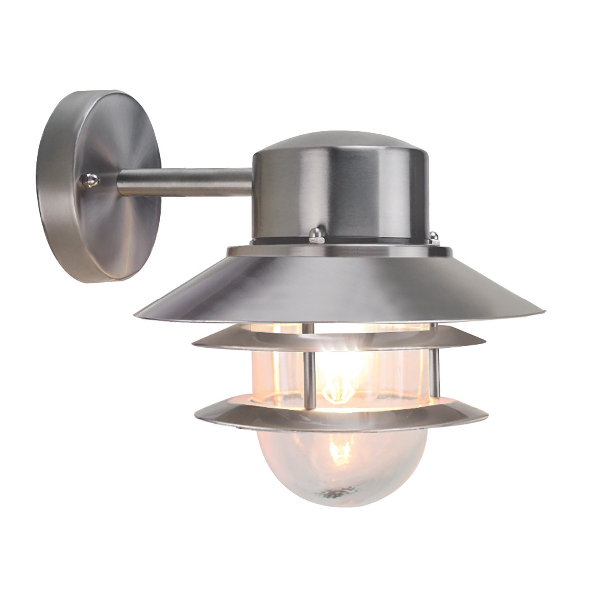 Kinkiet zewnętrznyszczotkowana stal Copenhagen 1xE27x60W IP44 Elstead