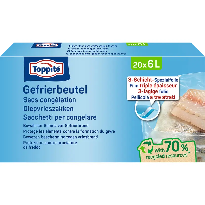 Frischhaltebeutel 20er-Set Toppits