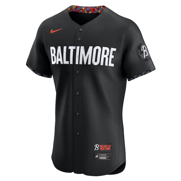 Baltimore Orioles Nike City Connect  Elite Jersey - Black