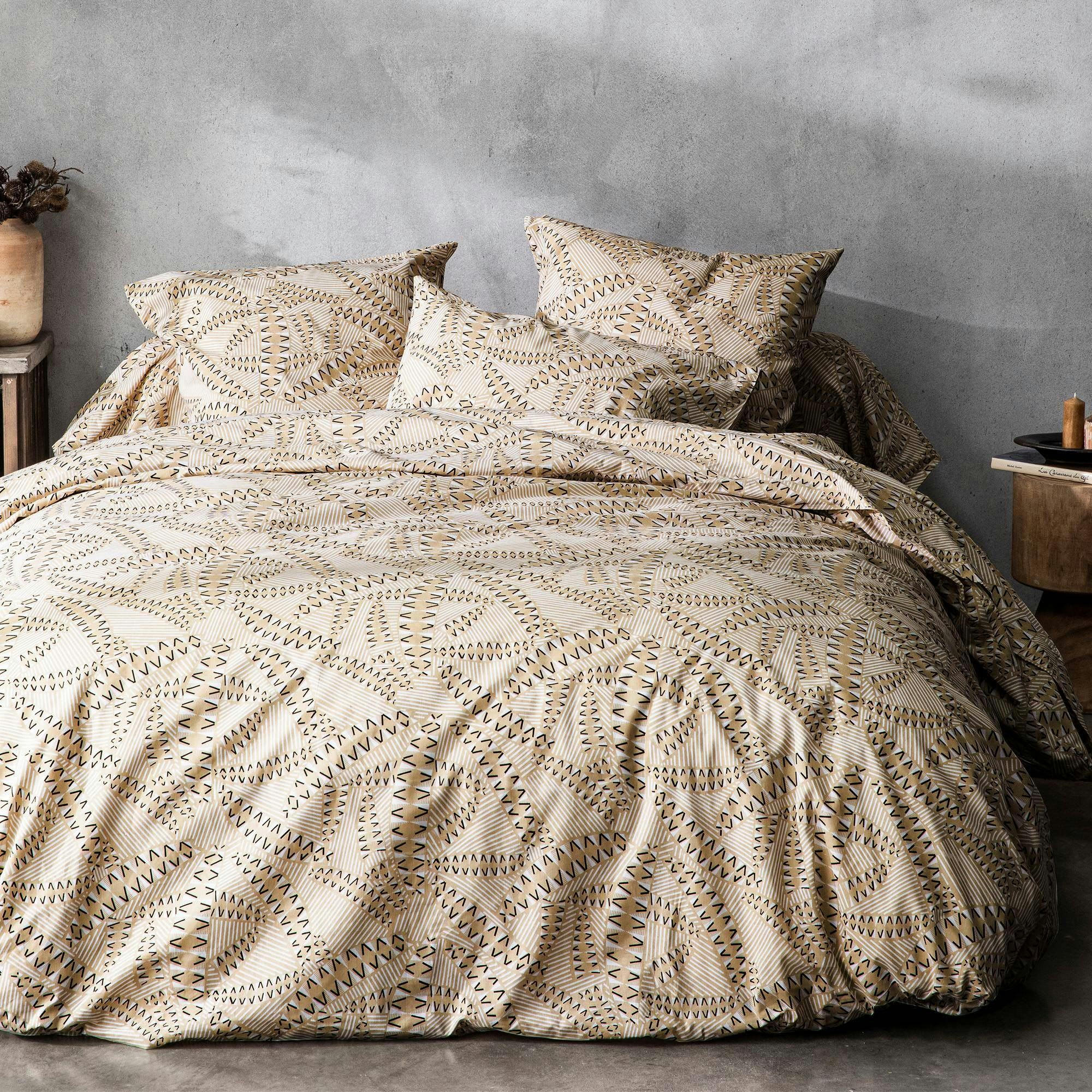 DUNES - Taie sac 65x65 beige en coton