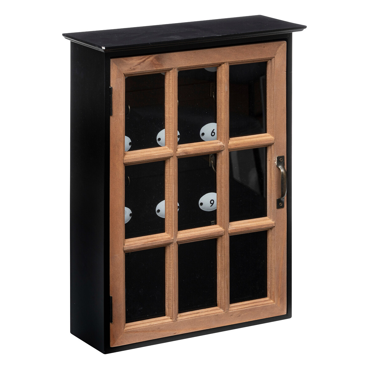 Key box"Milana" Wood & pine, black, h.39,5 cm