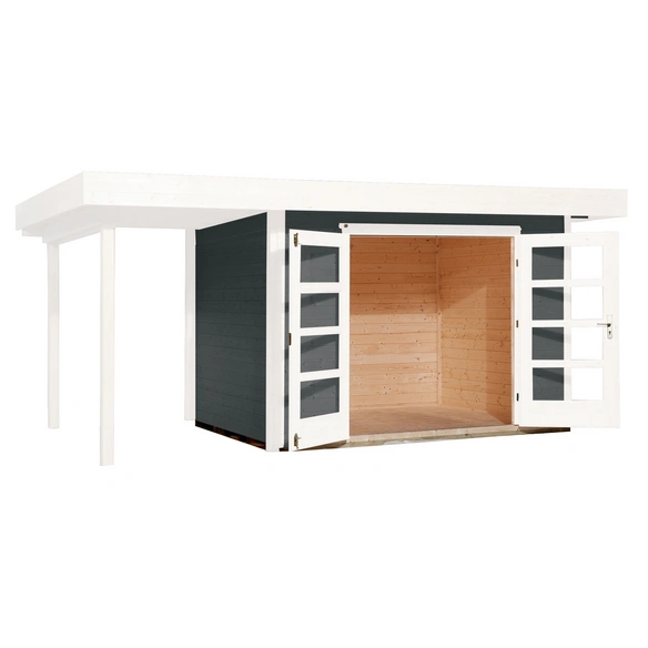 Gartenhaus »126 A Gr.1«, Holz, BxHxT: 500 x 226 x 314 cm (Außenmaße inkl. Dachüberstand)