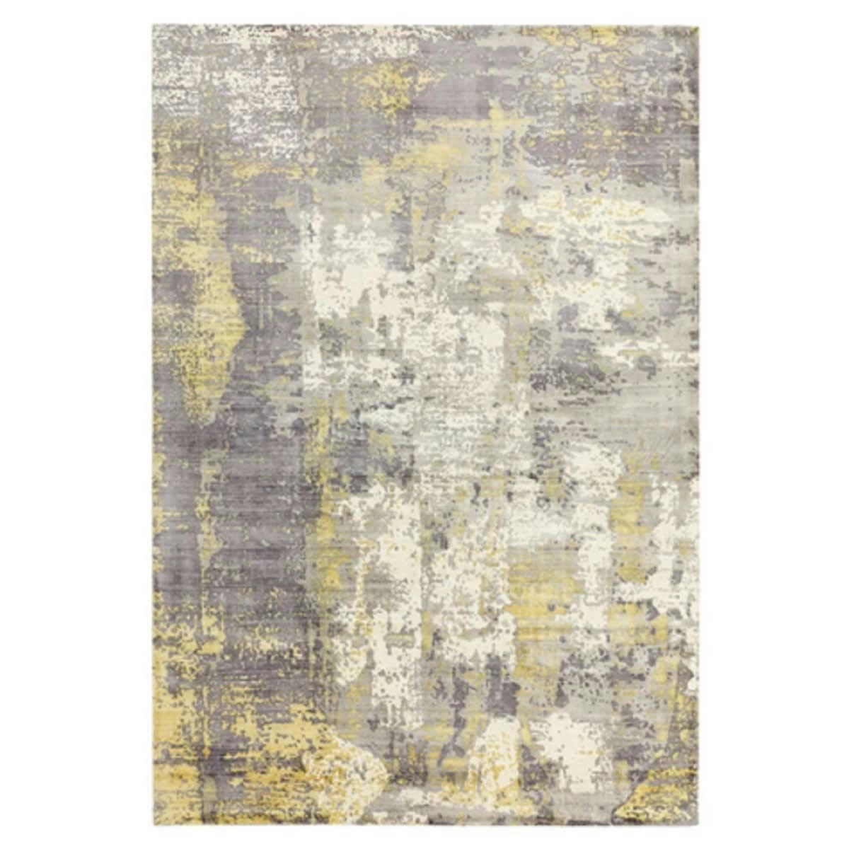 BYGAT - Tapis moderne fait main en Viscose Or 200x290 cm